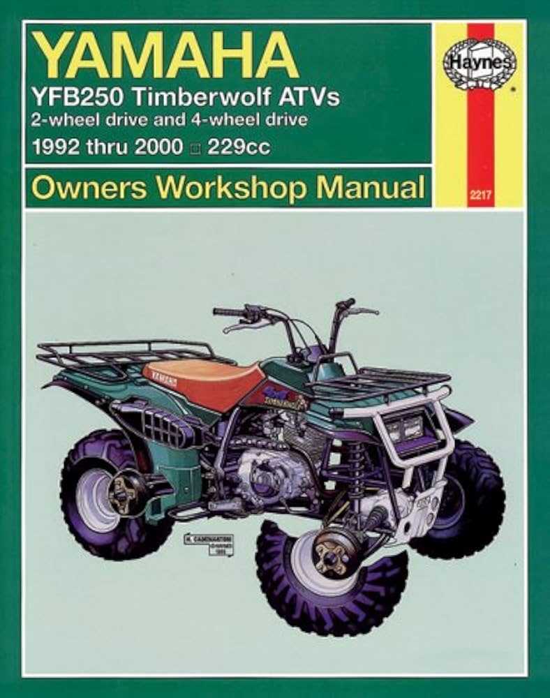 yamaha timberwolf 4x4 repair manual