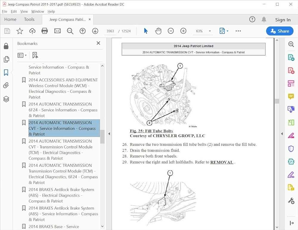 2015 jeep compass repair manual