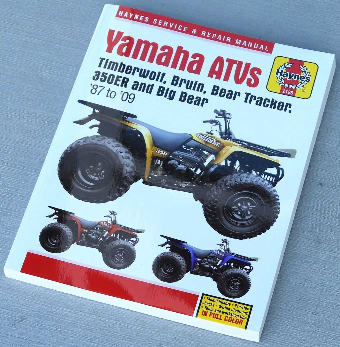 yamaha timberwolf repair manual