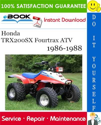 1988 honda fourtrax 300 repair manual