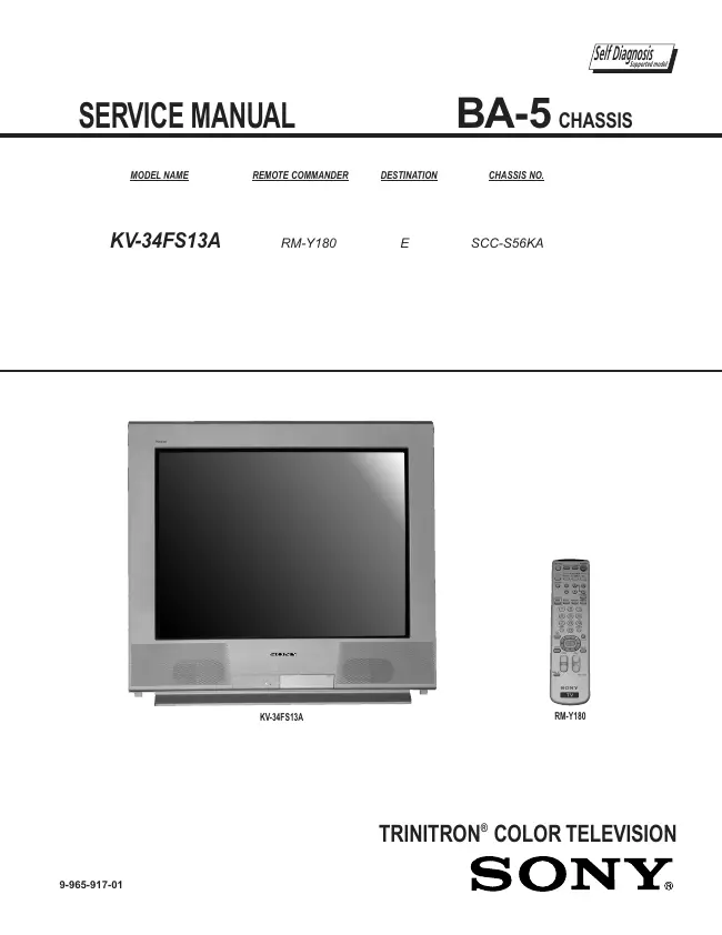 sony tv repair manual