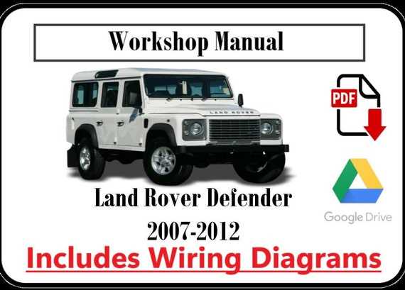 land rover defender repair manual