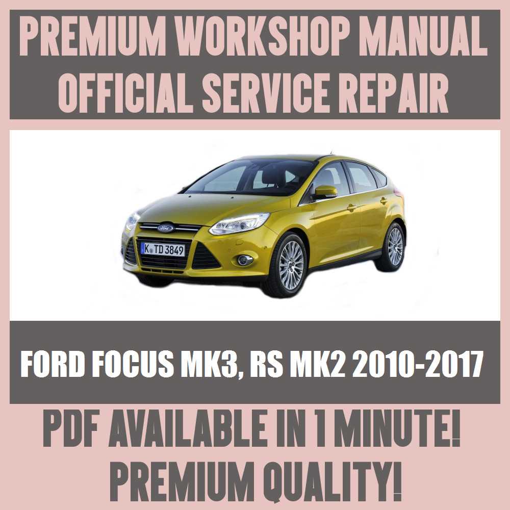 2016 ford focus repair manual