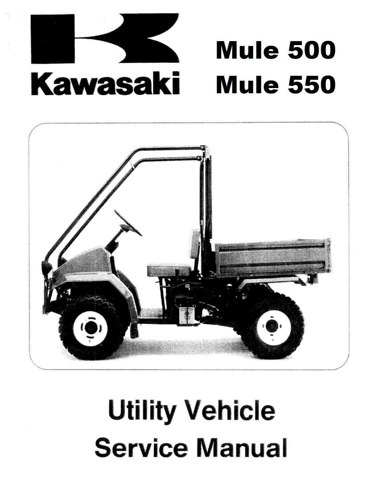 kawasaki mule 550 repair manual