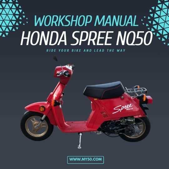 honda spree repair manual