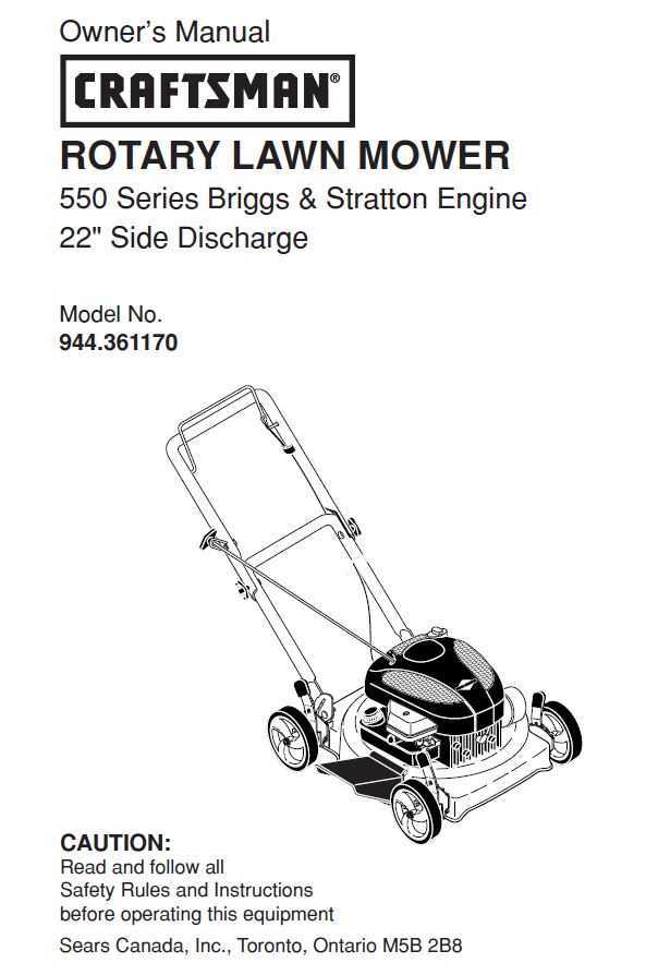 craftsman lawn mower repair manual