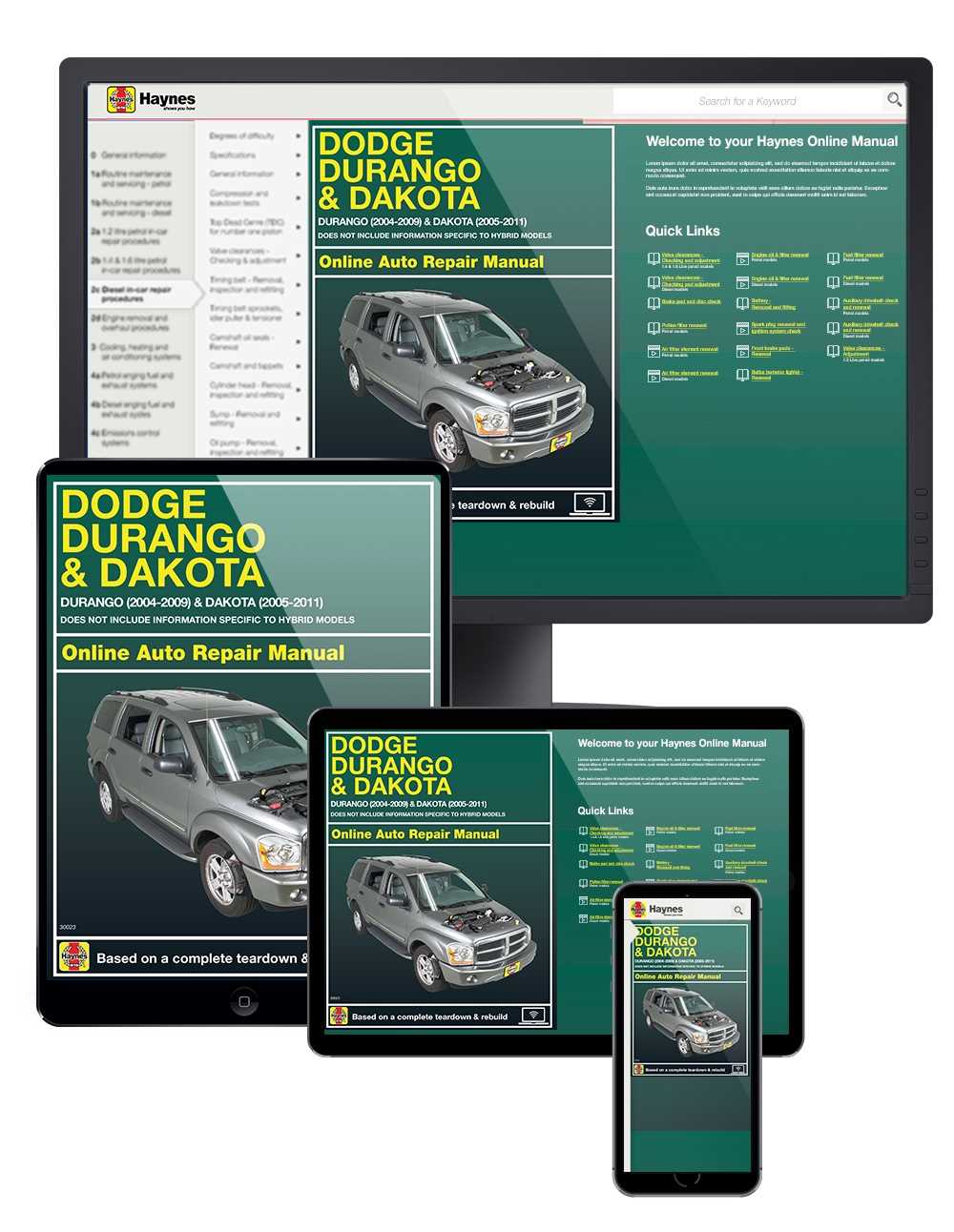 2008 dodge dakota repair manual