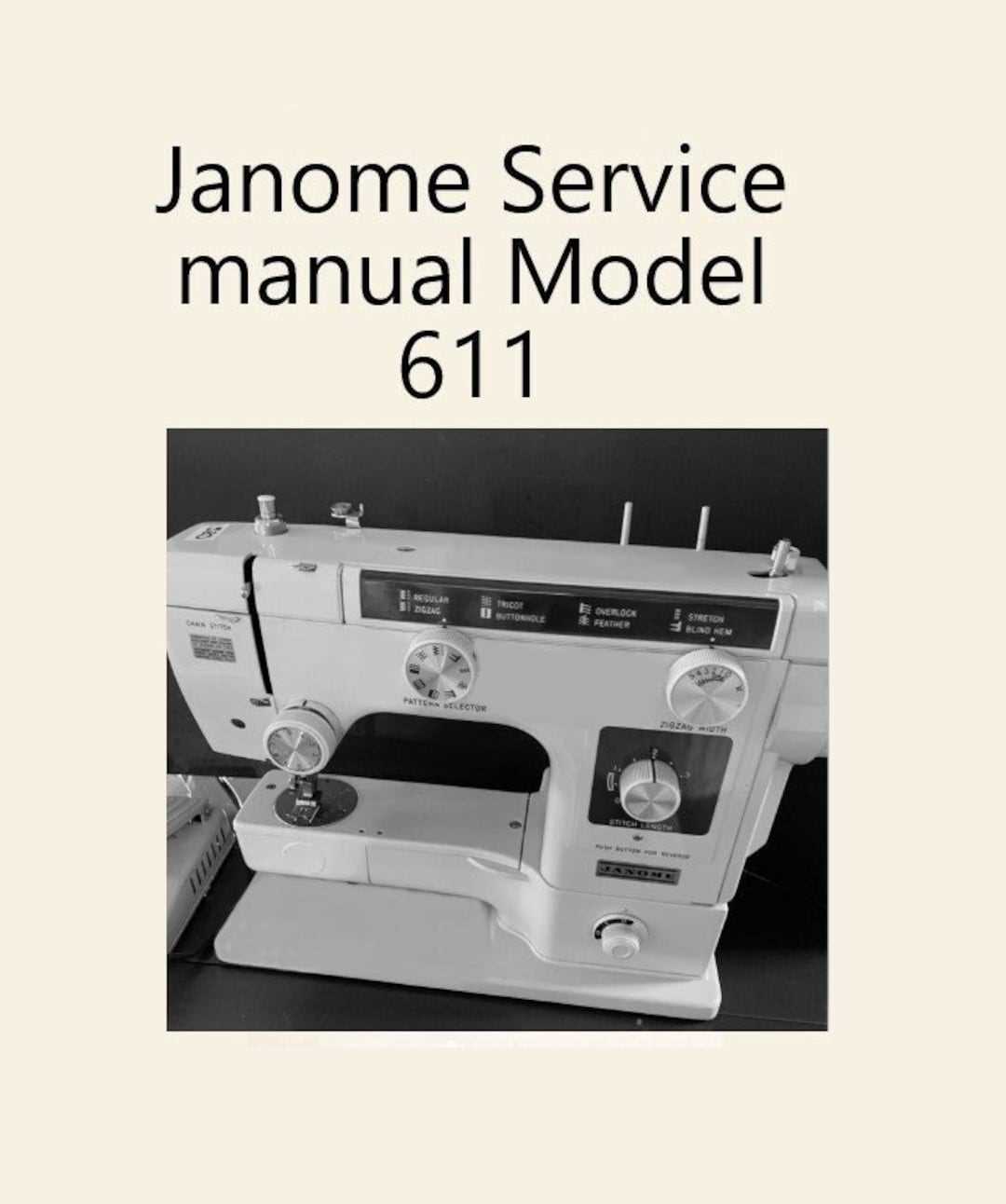 sewing machine repair manuals