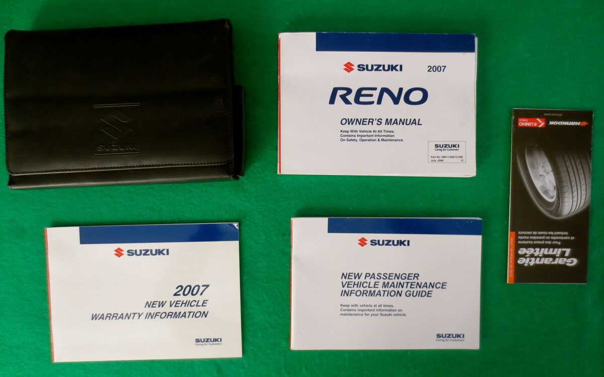2007 suzuki reno repair manual