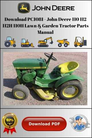 john deere 112 repair manual