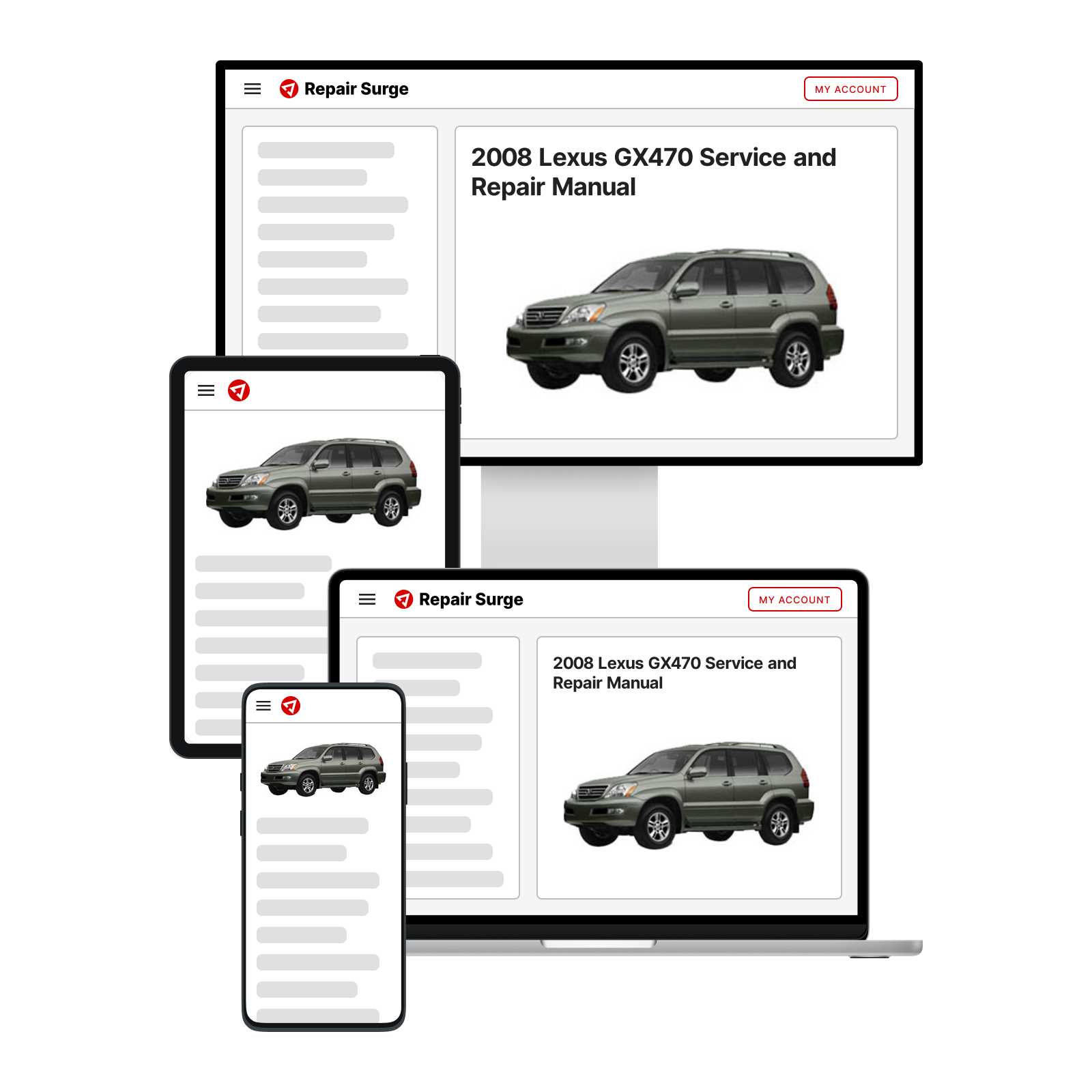 lexus gx470 repair manual