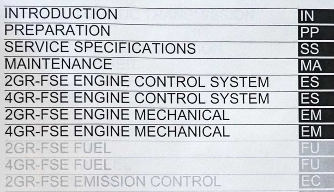 lexus is 250 repair manual