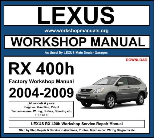 lexus ls430 repair manual