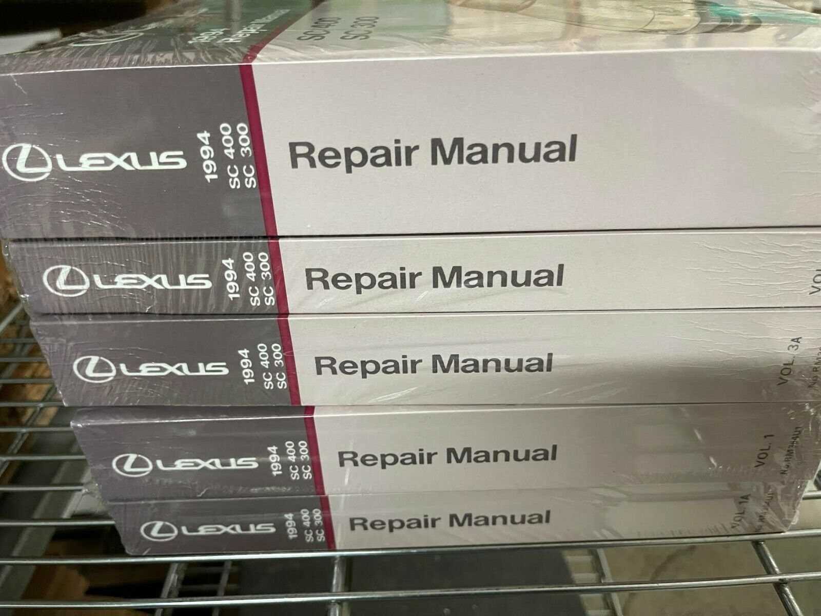 lexus sc300 repair manual