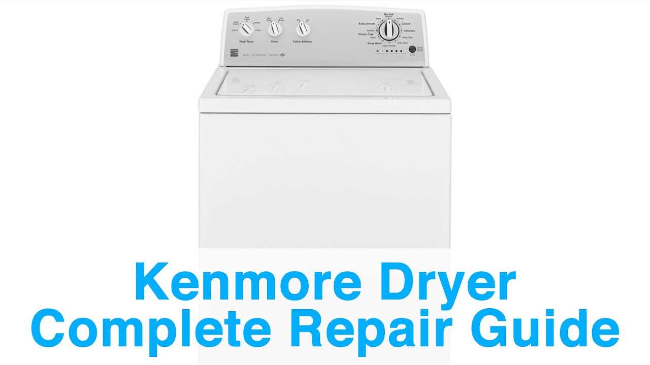 kenmore elite he5t repair manual