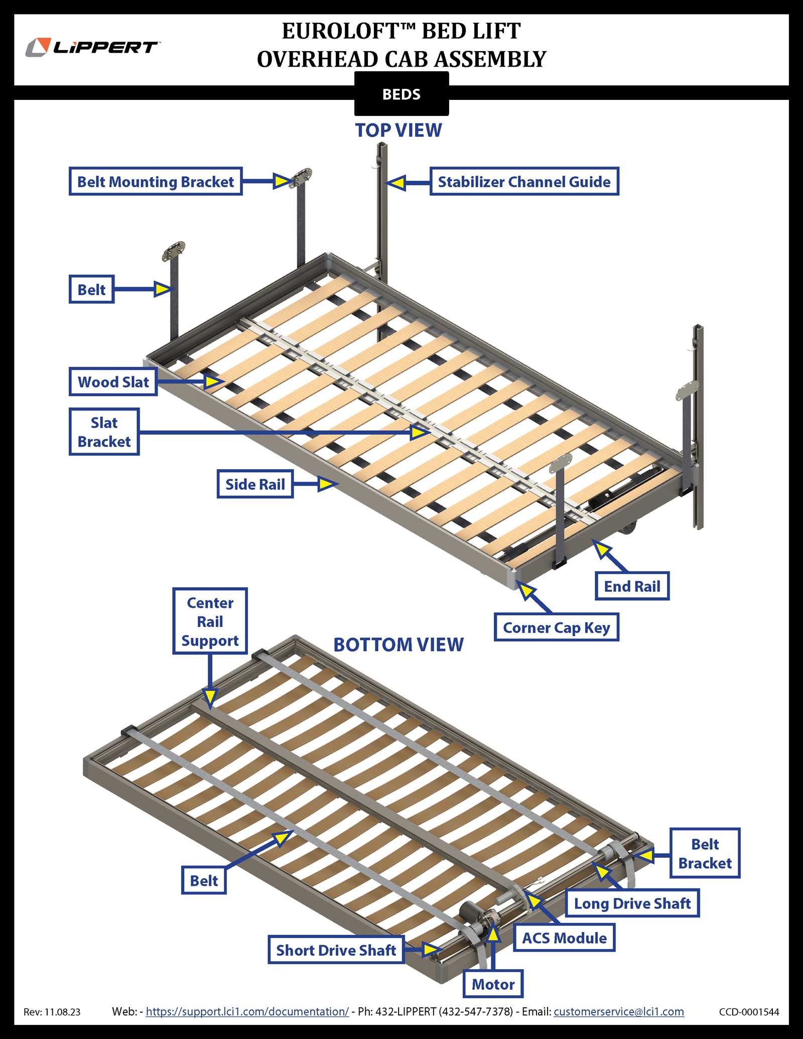 lippert bed tilt system repair manual