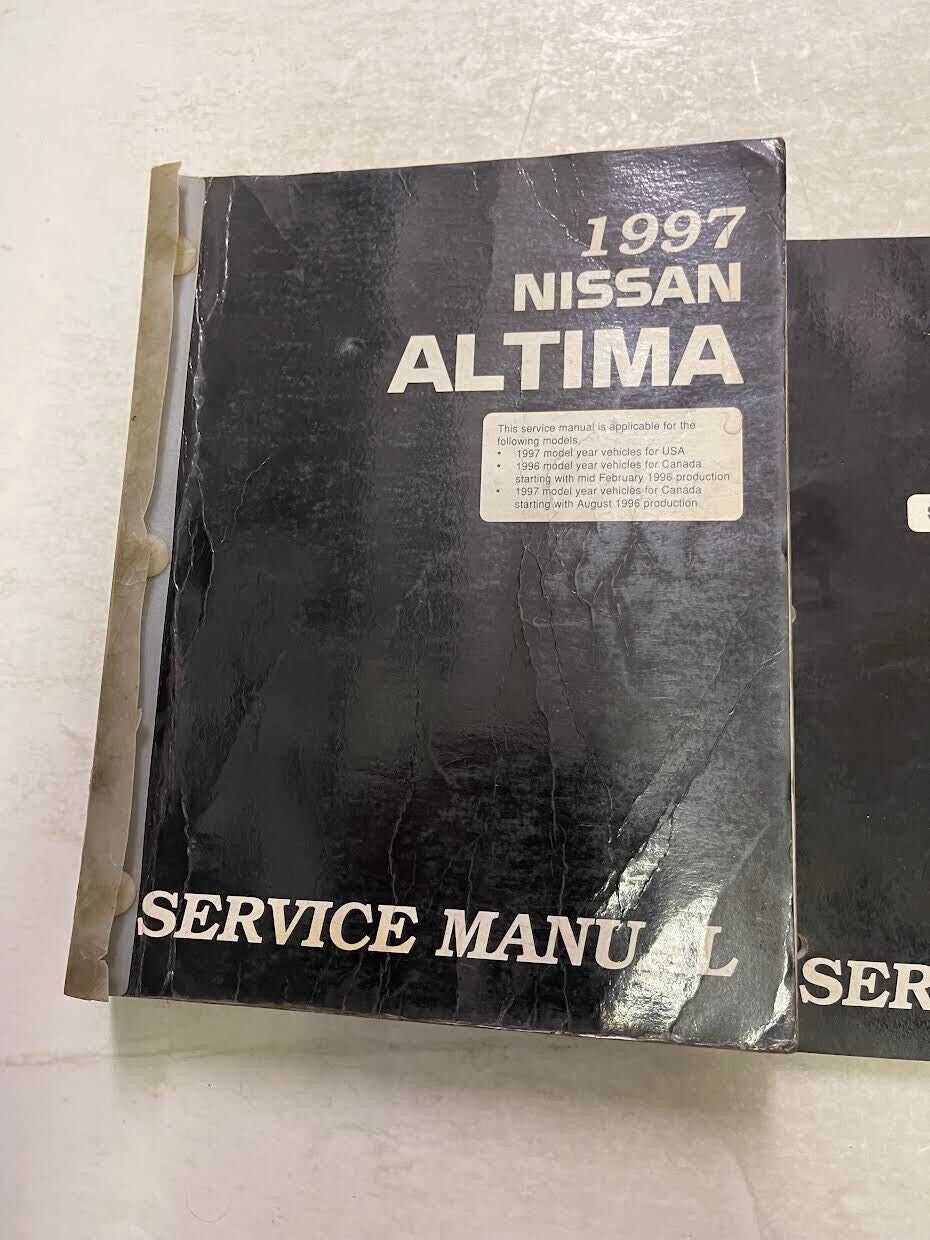 1997 nissan altima repair manual