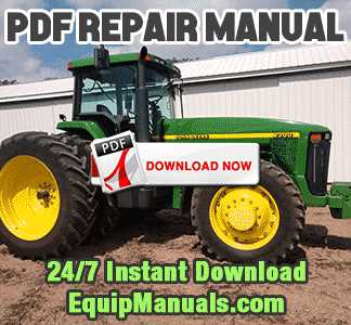 john deere tractor repair manuals