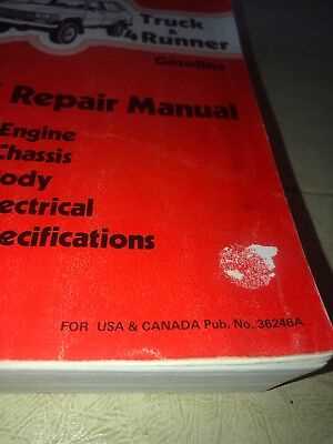 1985 toyota pickup repair manual