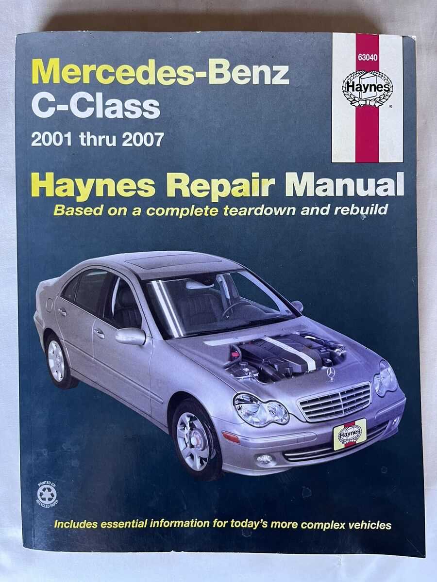 mercedes w203 repair manual