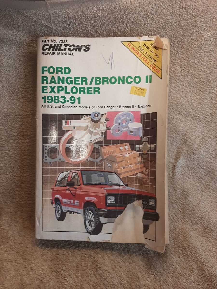 1991 ford bronco repair manual