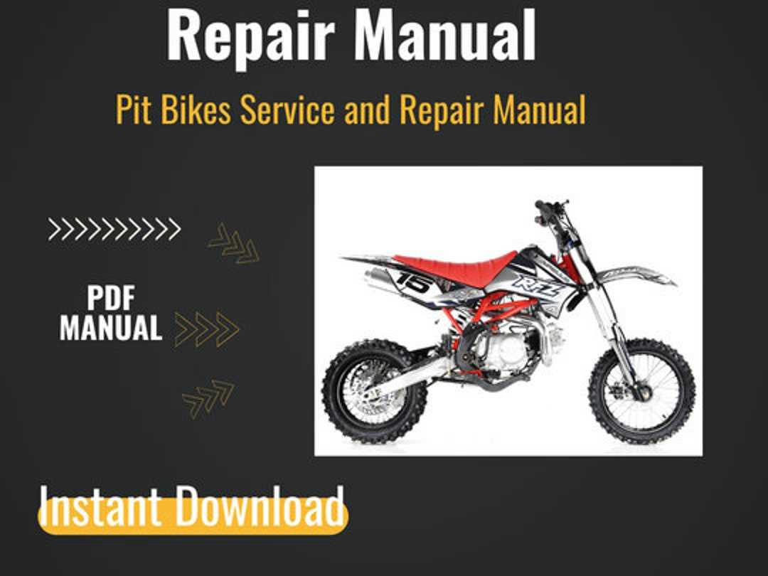 pit bike repair manual