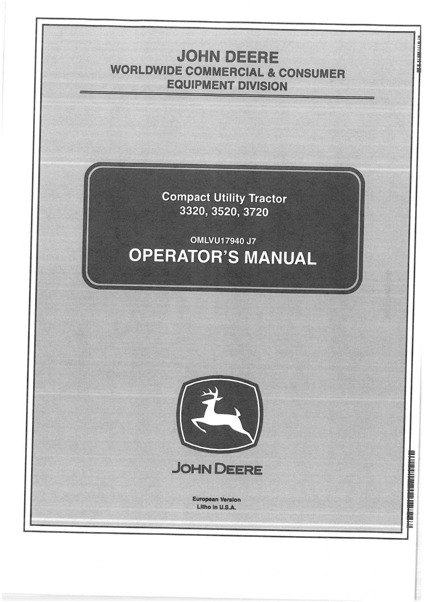 john deere 3320 repair manual