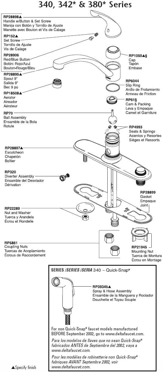 delta faucet repair manual