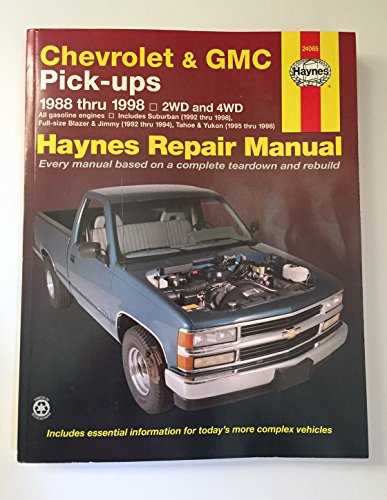 1992 chevy 1500 repair manual