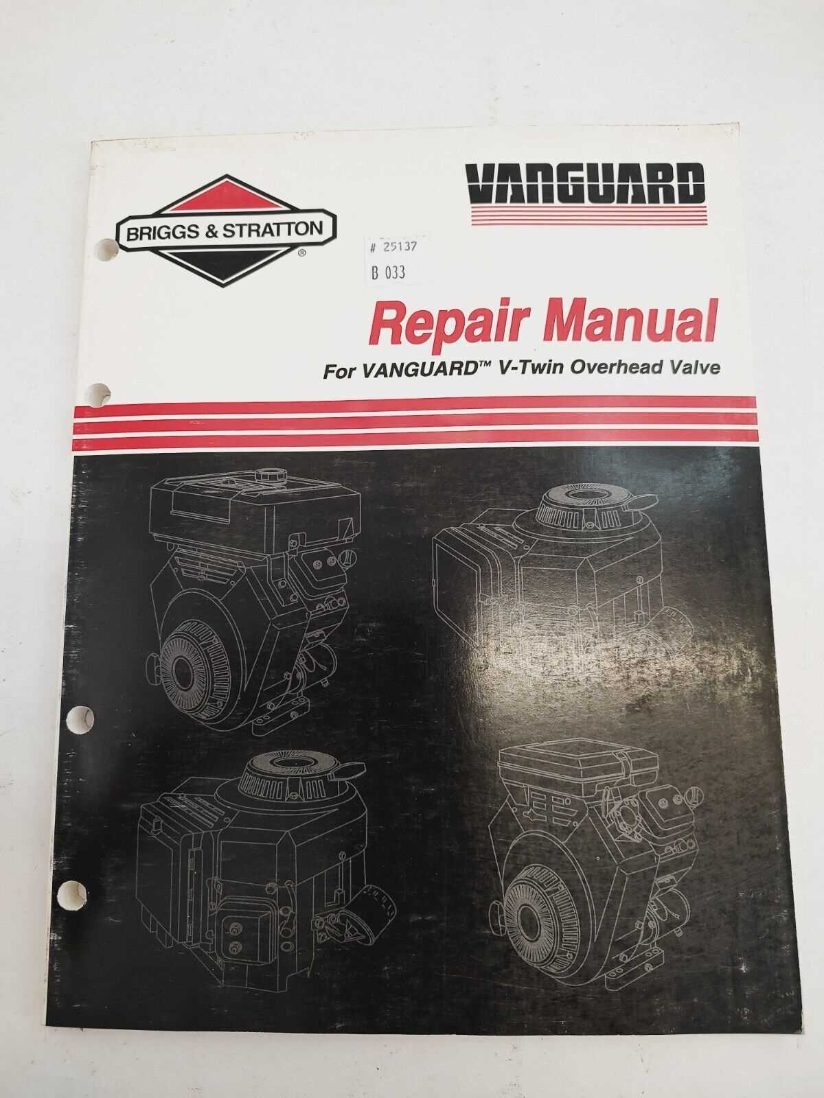 vanguard v twin ohv repair manual