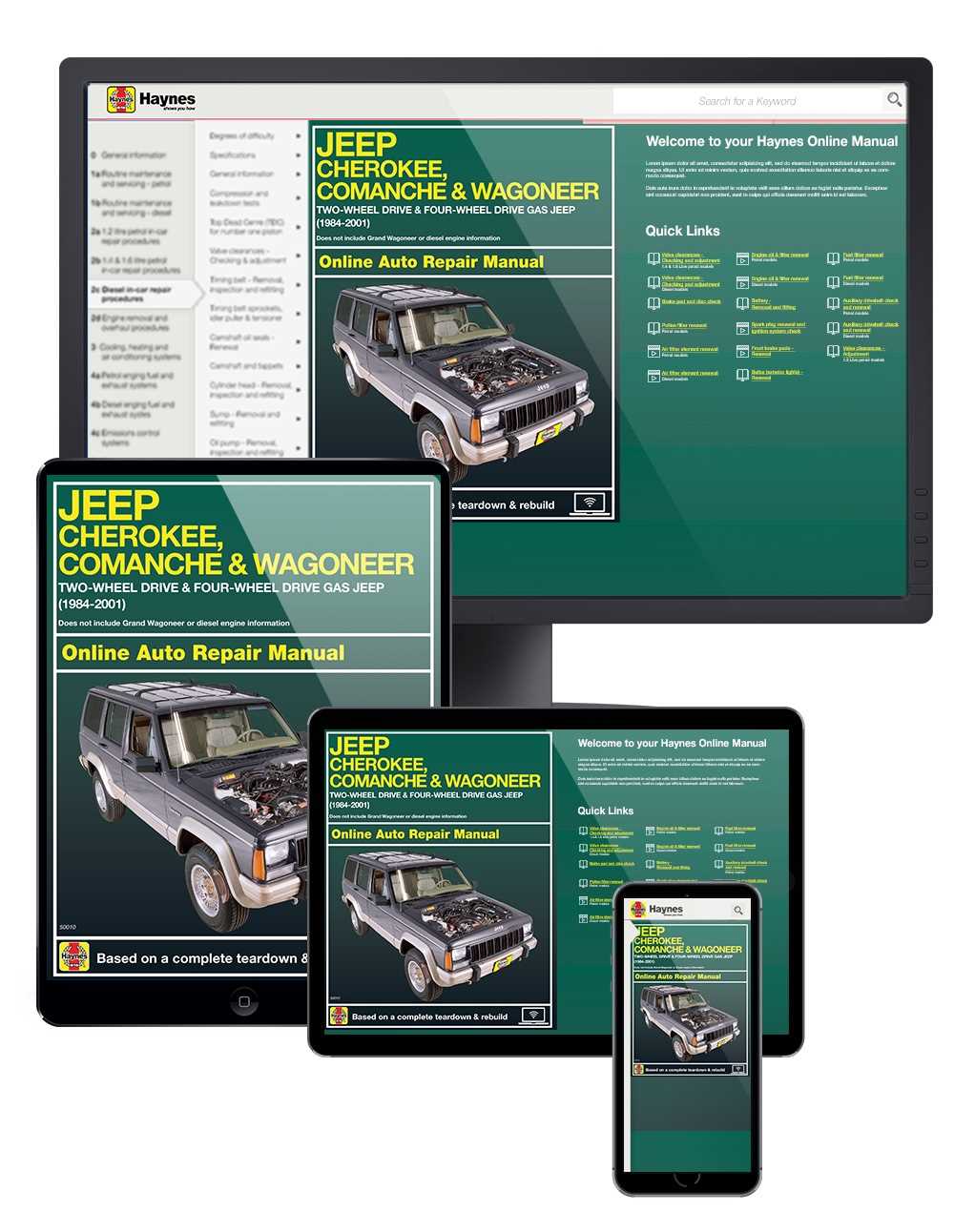 jeep grand wagoneer repair manual