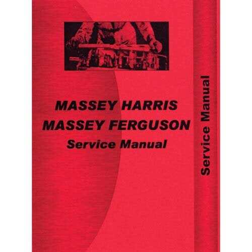 massey ferguson 275 repair manual