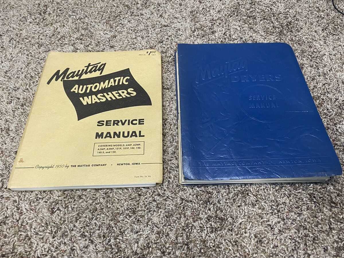 maytag bravos xl repair manual