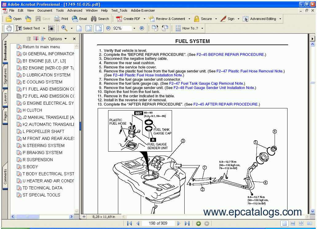 mazda 6 2006 workshop repair manual