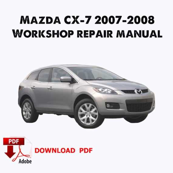 mazda cx 7 repair manual