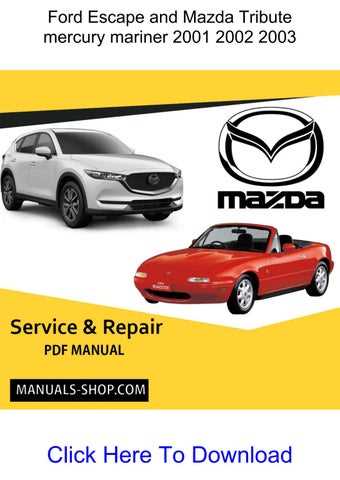 mazda tribute 2003 repair manual