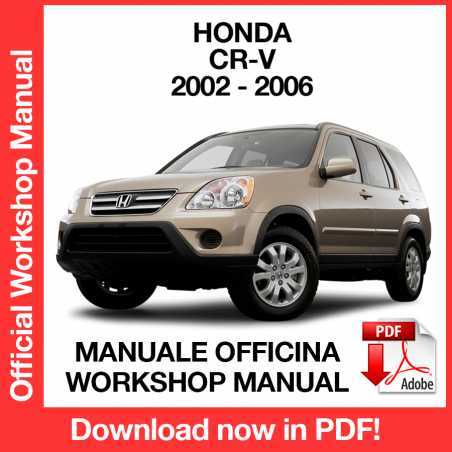 honda crv 2006 repair manual