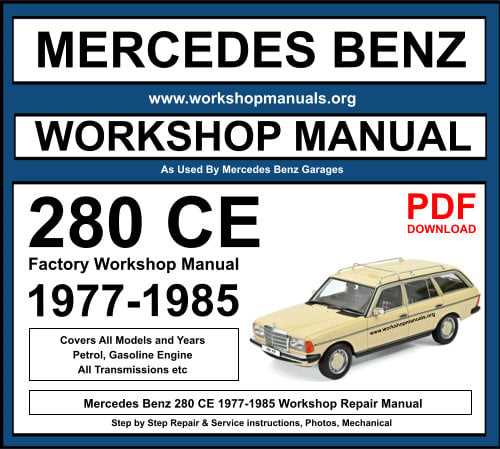 mercedes auto repair manual