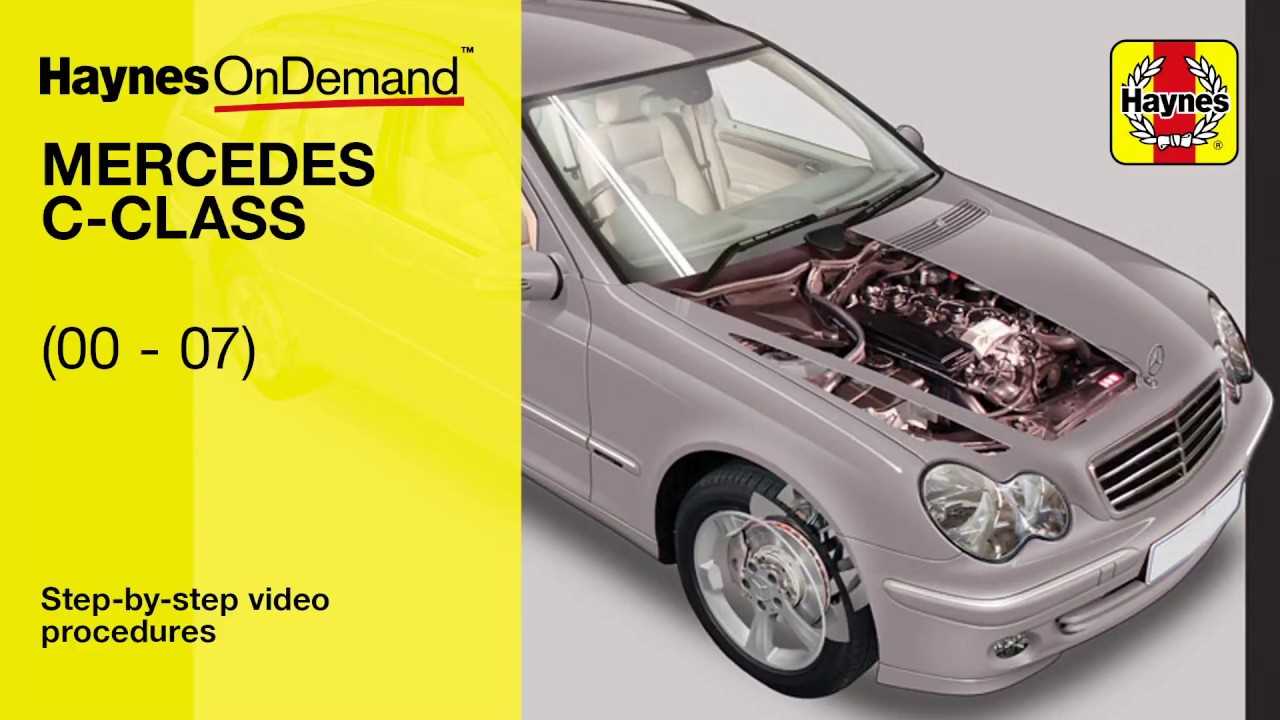 mercedes benz c230 repair manual