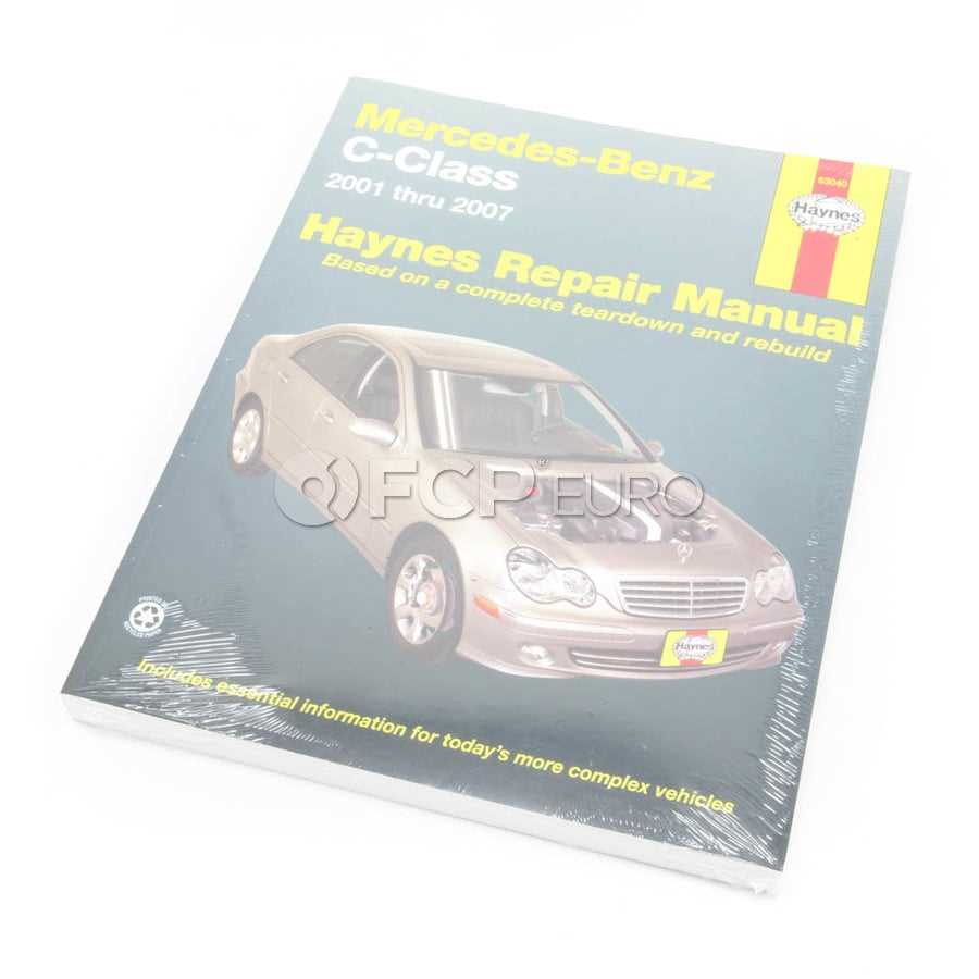 mercedes benz factory repair manual