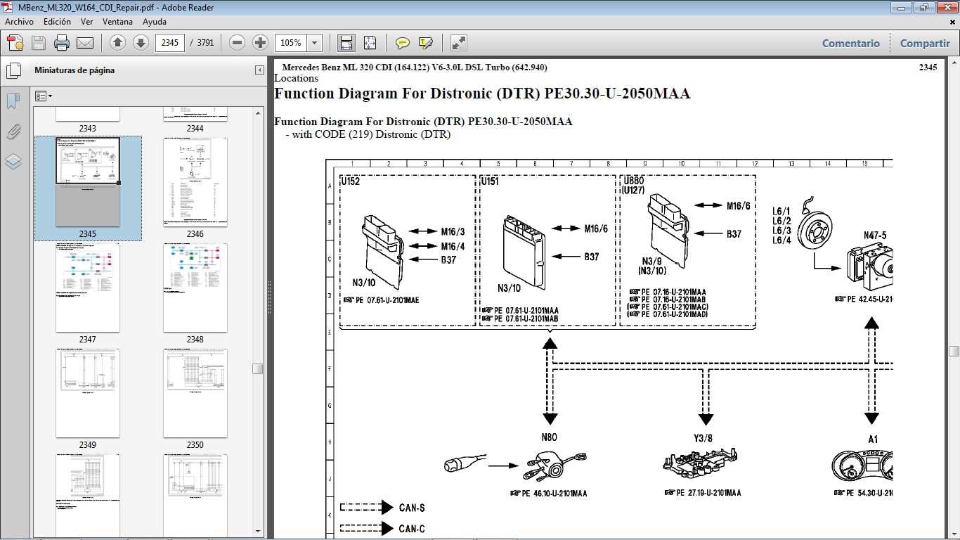 mercedes benz ml320 repair manual