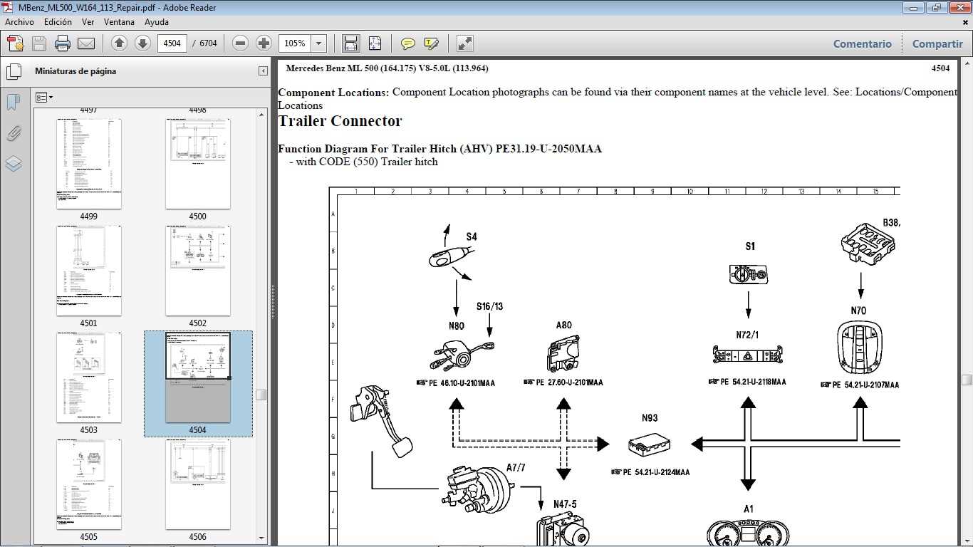 mercedes benz ml500 repair manual