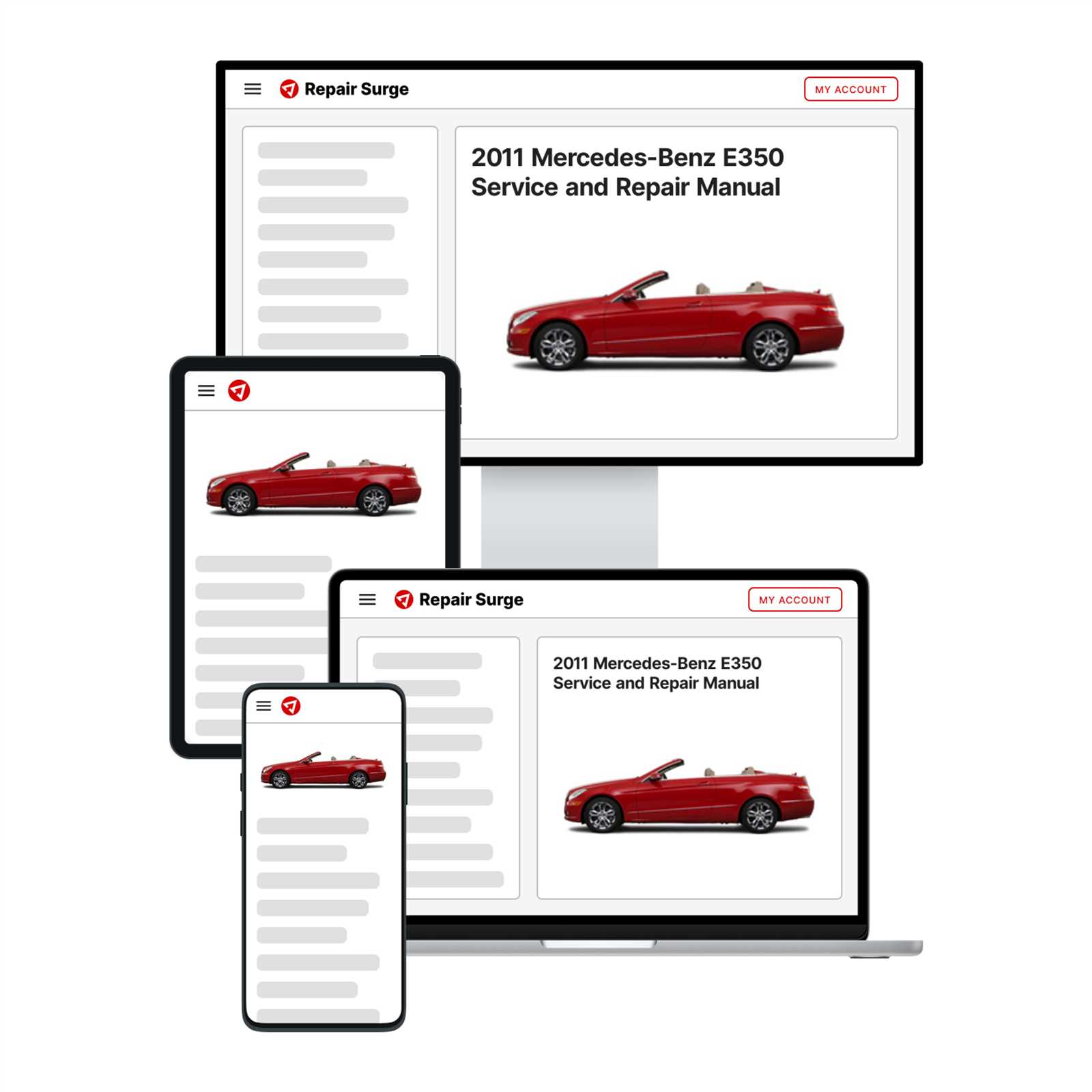 mercedes car repair manuals