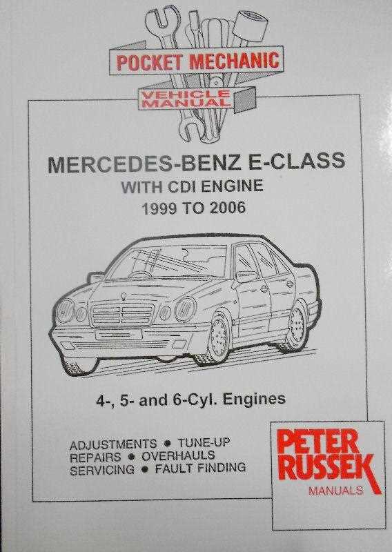 mercedes e320 repair manual