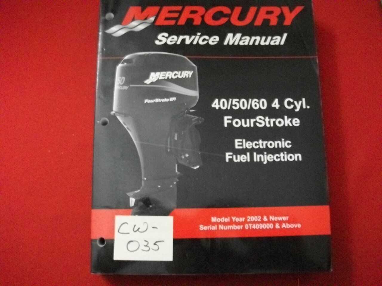 mercury 60 hp 4 stroke repair manual