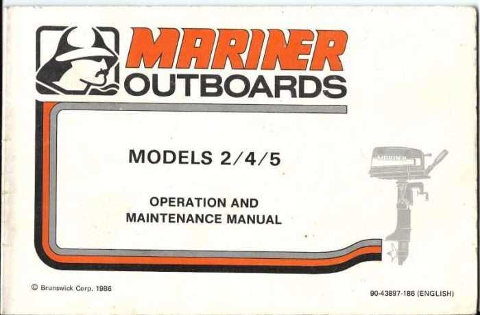 mercury mariner outboard repair manual