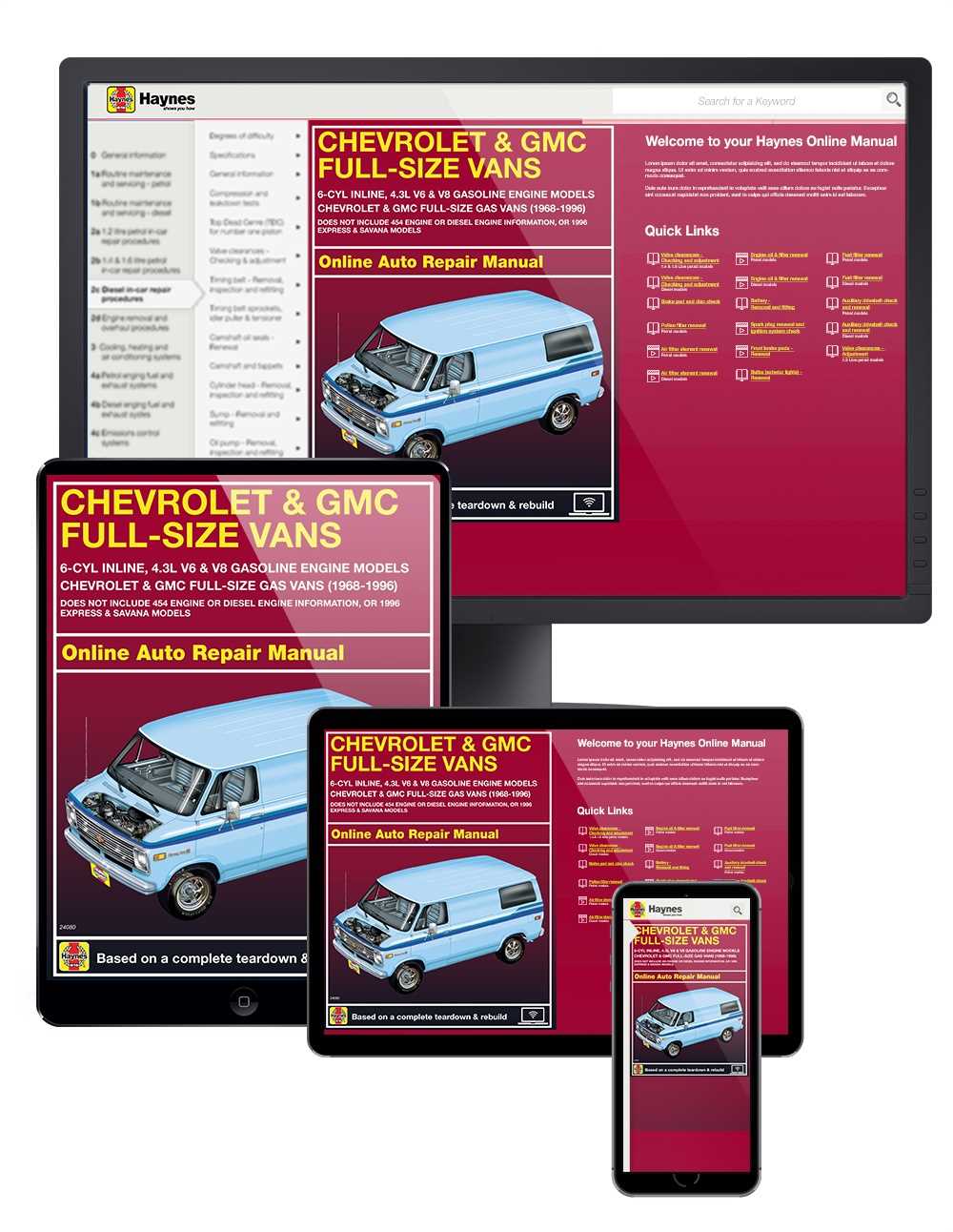 chevy g20 repair manual