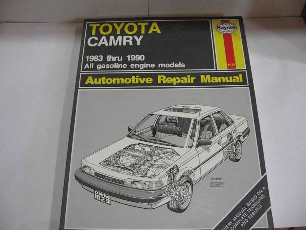 toyota camry 1987 repair manual