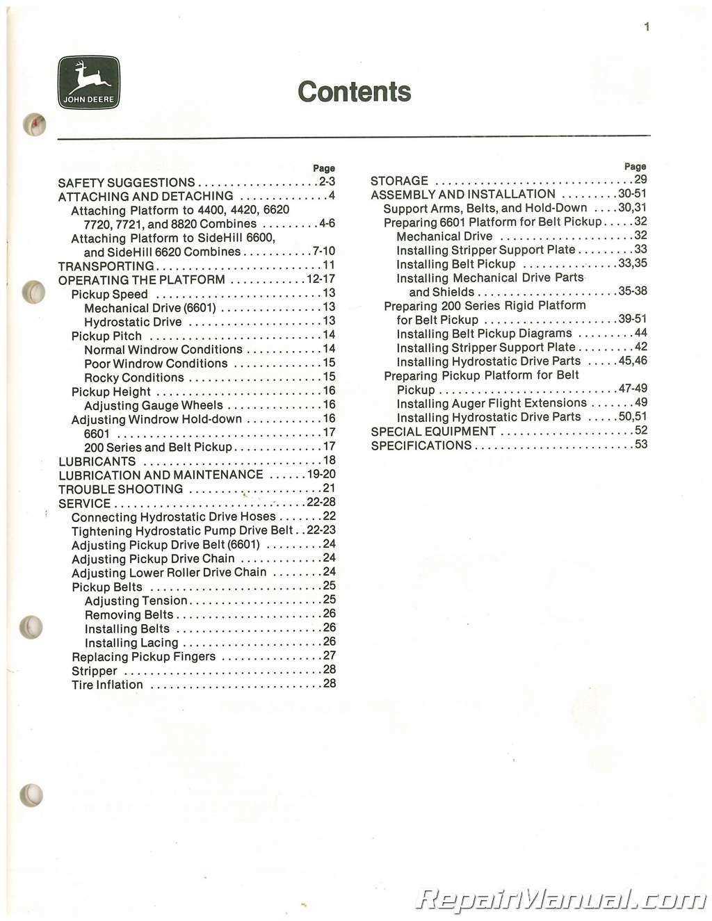 john deere 212 repair manual