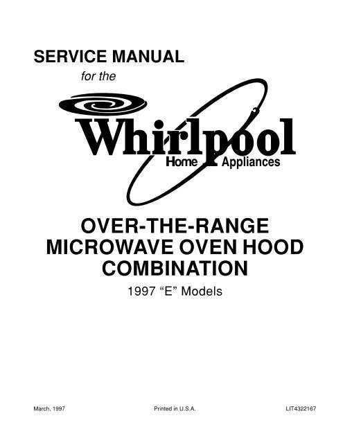 microwave oven repair manual